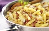 Penne à Poêler de Panzani à la carbonara