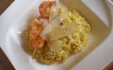 Risotto au safran et scampis