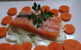 Saumon et sa julienne de carottes