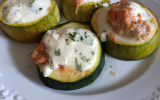 Courgettes farcies au fromage blanc