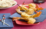 Puristes gambas panées aux crackers goût pizza