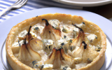 Tartelette fine aux poires et Roquefort