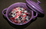 Mini-clafoutis aux fruits rouges