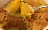 Le crumble de mangues à la noix de coco et à la passion