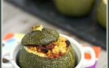 Courgettes farcies au boulgour