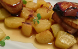 Pommes de terre au foie gras