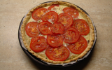 Tarte toute simple au thon et tomates