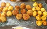 Boulettes de thon aux légumes et pommes noisettes