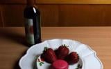 Macarons fraise balsamique