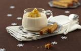 Panna cotta au foie gras pommes Ariane caramélisées et mouillettes de pain d'épices