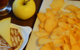 Cantal Jeune à la gelée de cidre et chips de pommes