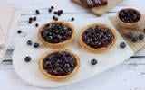 Tartelettes aux myrtilles et chocolat