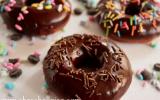 Donuts beignets américain avec glaçage