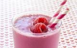 Smoothie aux framboises