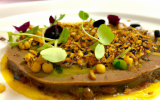 Carpaccio de foie gras aux lentilles