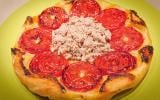 Tatin de tomates et de thon aux herbes