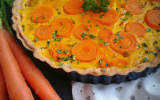 Quiche aux carottes pour voir la vie en orange! 