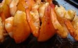 brochettes crevettes/abricots tandoori