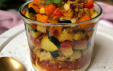 Crumble de ratatouille en verrine