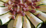 Feuilletés courgettes et lardons