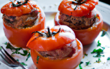 Tomates farcies aux trois viandes