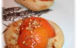 Mini pizza abricots, miel et amande