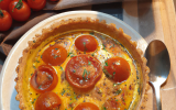 Quiche à la tomate et à la moutarde