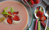 Velouté Fraises Rhubarbe