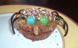 Muffins au chocolat d'Halloween