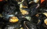 Moules à la crème et curry