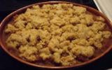 Crumble aux pommes sans lait