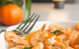 Gambas à la mandarine