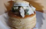 Vol au vent de volaille et champignons