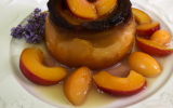 Savarin bourguignon aux pêches