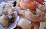 Fricassée de fruits de mer et tagliatelles