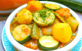 Tajine de courgettes, patates douces au Companion