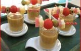 Gaspacho tomates avocat et ses brochettes