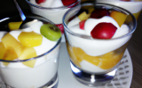 Verrine fruits et yaourt