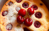 Clafoutis coco aux cerises