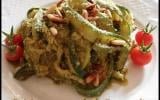 Tagliatelles de courgettes sauce pesto