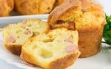 Muffin jambon fromage