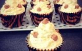 Cupcakes chocolat blanc-pépites Reese's