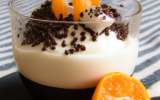 Mandarine curd et mousse au chocolat blanc