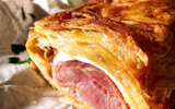 Feuilleté au jambon et fromage