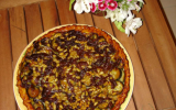 Tatin de courgettes aux pignons