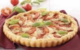 Tarte tomates mozzarella maison