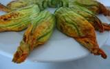 Fleurs de courgettes farcies à la ricotta rapides