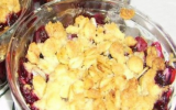 Crumble fruits rouges