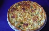 Quiche poivrons/chorizo/parmesan