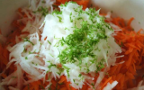 Salade de daikon et carottes à la thaïlandaise